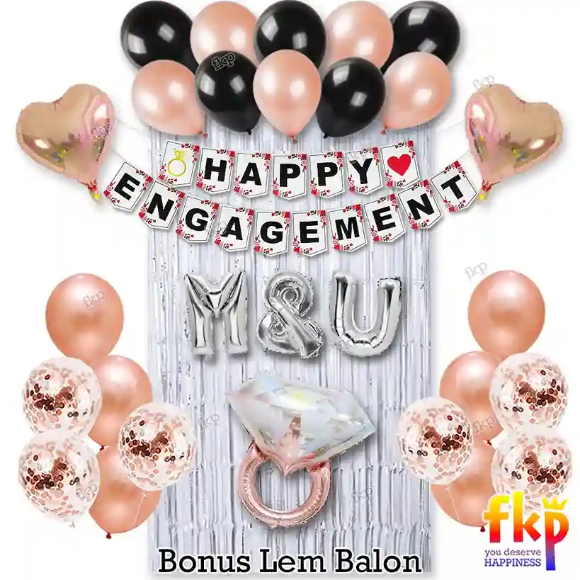 Engagement Simpel Tirai Putih 1