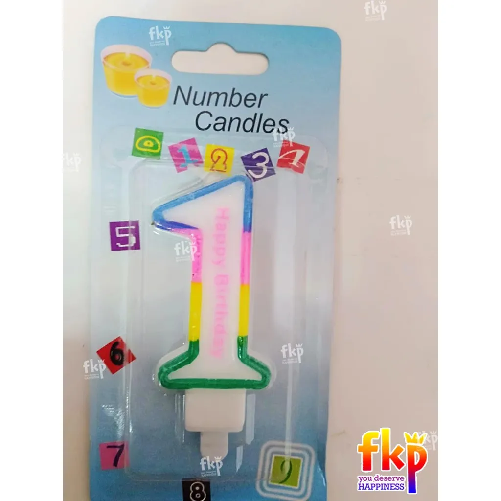 Putih Pelangi Angka 1