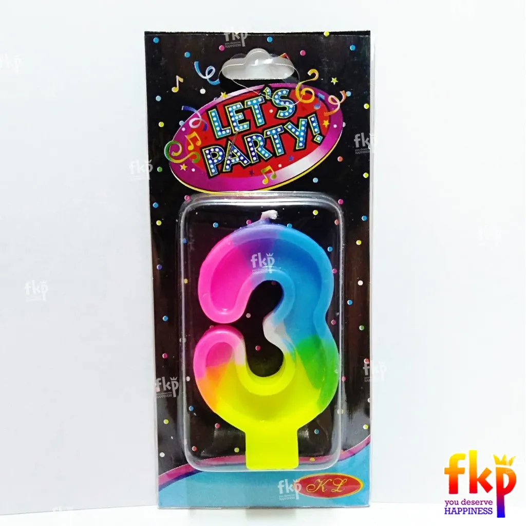 Rainbow Angka 3