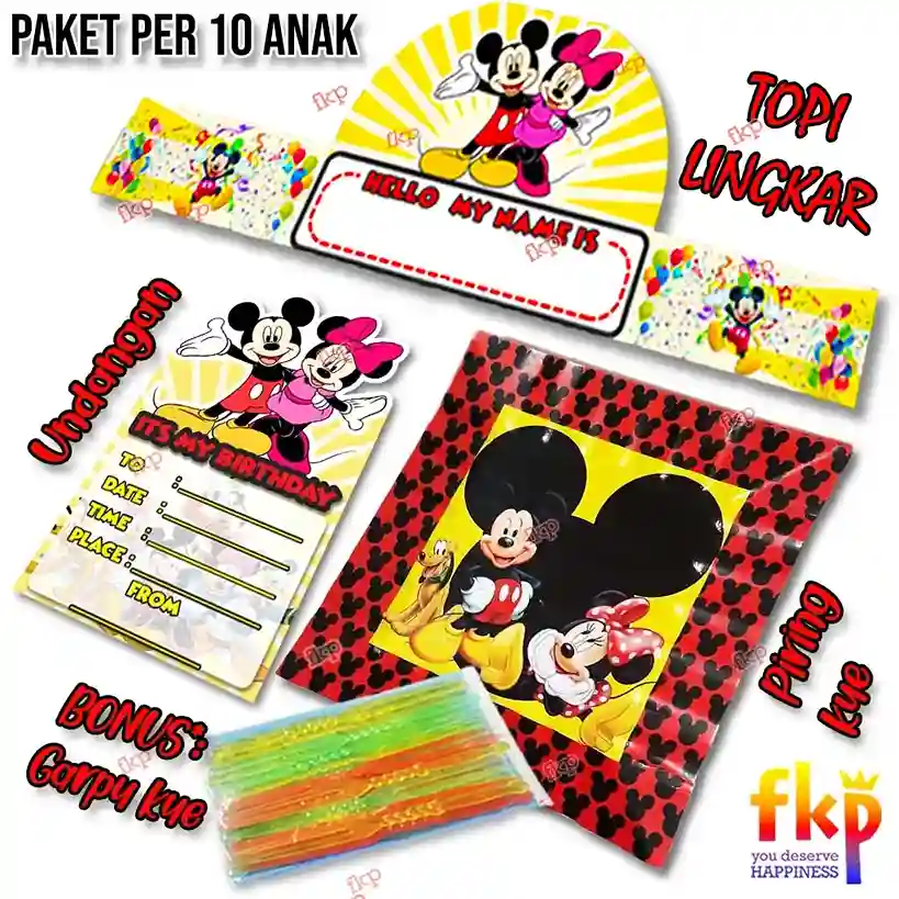 Paket Piring Micky