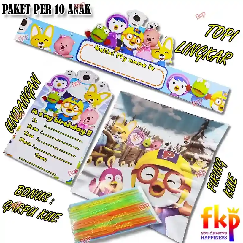 Paket Piring Pororo