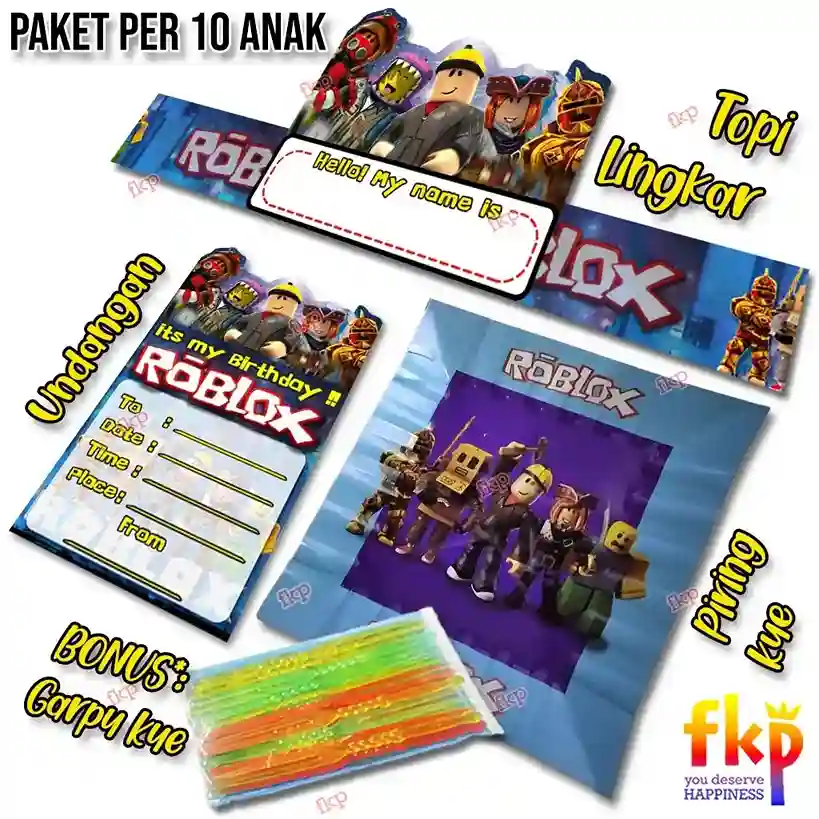 Paket Piring Roblox