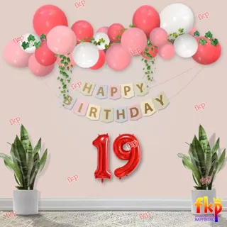 Simpel Garland Tm: Merah