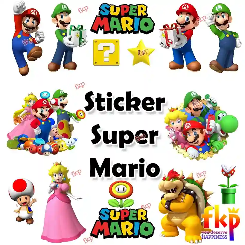 Sticker Super Mario