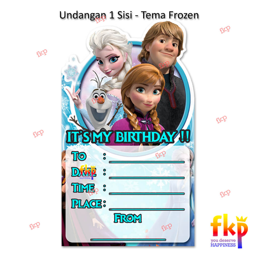 Undangan Frozen