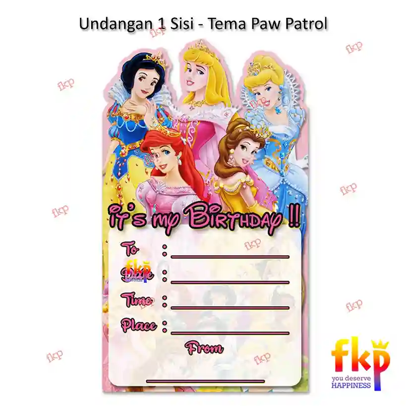 Undangan Princess